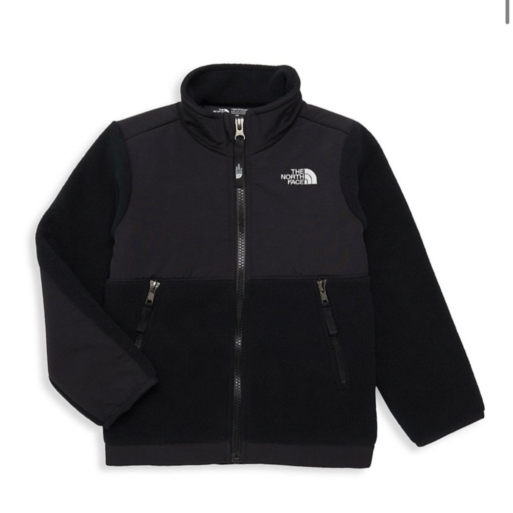 The North Face black Denali fleece, girls size L